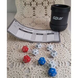 GOLO! Golf Dice Game - Travel Edition ZOBMONDO 2012 Play Golf! 9-- 12 Sided Dice